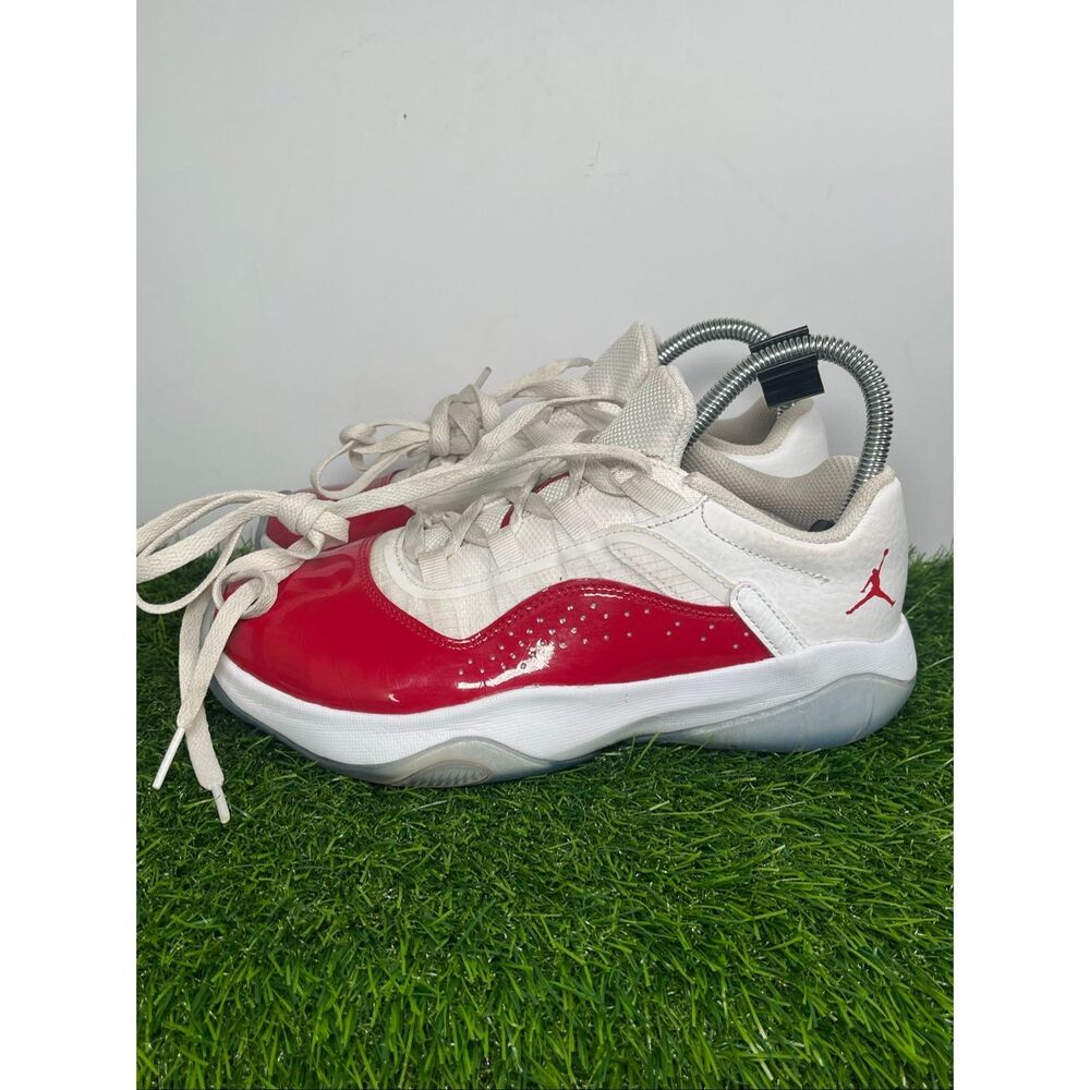 Nike Air Jordan Youth 6Y Red White Low Basketball Shoes CZ0907-116
